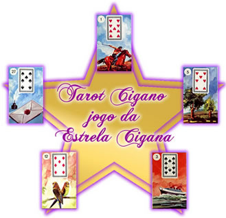 estrela cigana 5 cartas